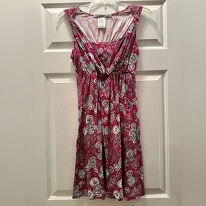 Disney Parks Women’s Sleeveless Magenta/Dark Pink Dress in Medium